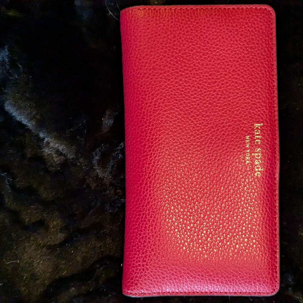 Kate Spade Red Leather Wallet